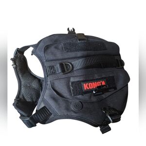 KONG Black Tactical Dog‎ Harness Size Medium